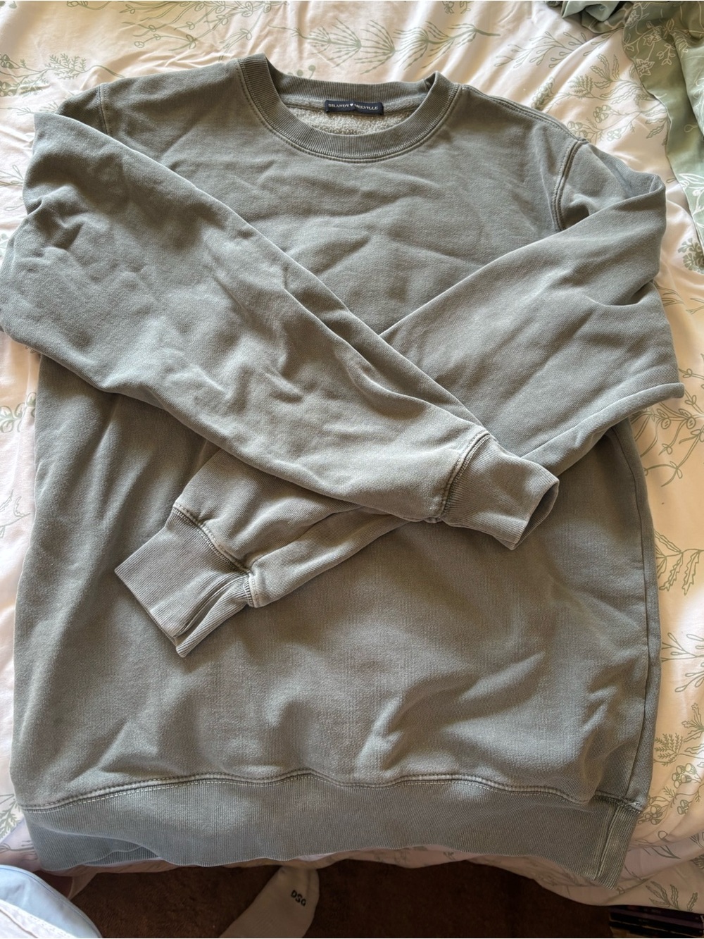 Crewneck Sweatshirt - Olive Green